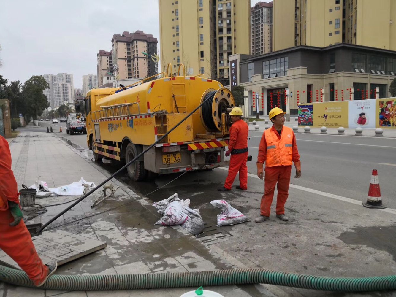 汝州排污管道清淤-管道清洗